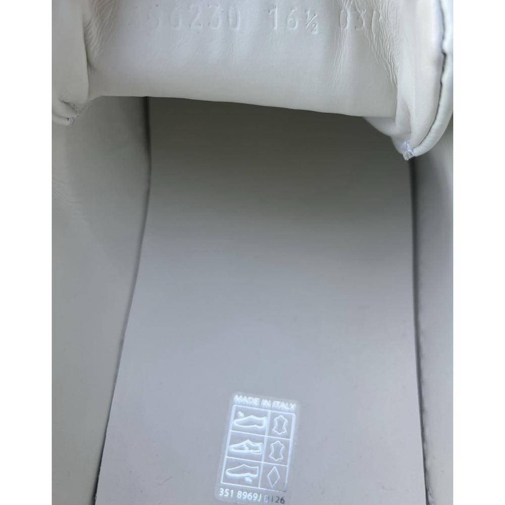 GUCCI Mens Ace Leather Sneakers White King Snake Embossed Size 16.5 G US 17 NEW - Picture 6 of 7